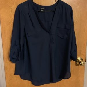 Navy Blouse